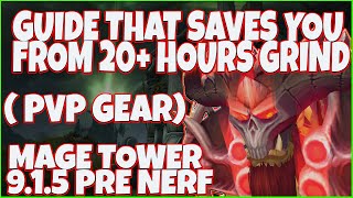 915 Destruction Warlock Mage Tower Detailed Guide Will Save You 20 Hours Of Grinding  PvP Gear [upl. by Survance]