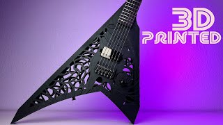 3D Printed Guitar with Impossible Geometry [upl. by Whiney]