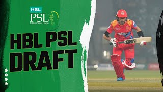 HBL PSL Draft Announcement  Rahmanullah Gurbaz HBLPSL9 [upl. by Alegnaed]