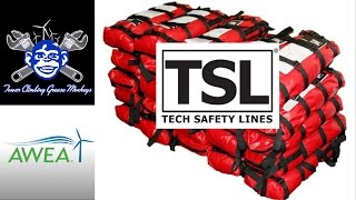 Tech Safety Lines TSL at AWEA San Diego 2017 Live [upl. by Ciapha]