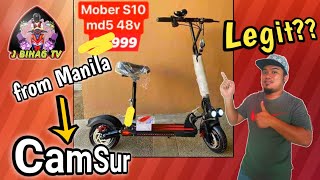 UNBOXING MOBER S10 MD4  PINAKA SULIT NA ELECTRIC KICK SCOOTER [upl. by Pelletier]