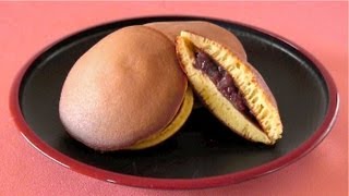 How to Make Dorayaki Japanese Red Bean Pancake Recipe with Nutella  OCHIKERON [upl. by Novrej]