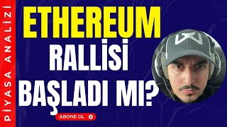 ETHEREUM YÜKSELİŞİ BAŞLADI MI  ALTINDAKİ KRİTİK HEDEF [upl. by Collyer]