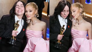 Ariana Grande amp Billie Eilish Oscars Moments [upl. by Alie]