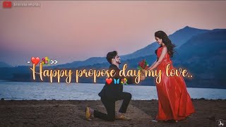 Meri Jaan Ban Chuka Hai 😍 Happy Propose Day My Love💐❤ Propose Day Status 2024 Propose Day Status [upl. by Thaxter355]