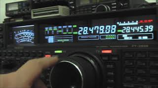 YAESU FT2000D ON 10 METER [upl. by Robertson835]