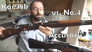 Mauser Kar98k vs LeeEnfield No4 Accuracy [upl. by Agem]