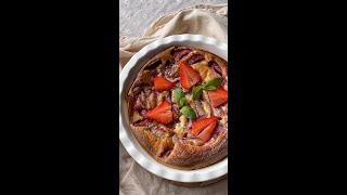 Quick Strawberry Clafoutis in Just 40 Minutes [upl. by Flanna588]