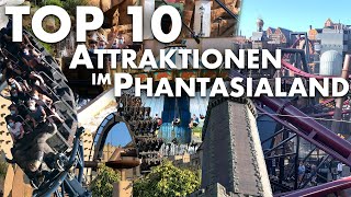 TOP 10 Fahrgeschäfte im Phantasialand 2024 [upl. by Beaston]