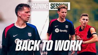 FERMÍN RETURNS amp TRAINS with the GROUP  FC Barcelona Training 🔵🔴 [upl. by Winne]