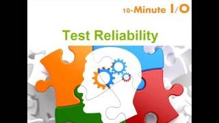 10minute IO  Test Reliability [upl. by Lieno]