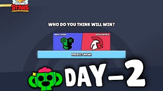 BRAWLSTARS Championship 2024 Prediction DAY  2 😎  My Prediction [upl. by Ritch]