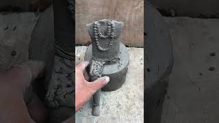 Bholebath murti makingmahadev idol making shorts13 [upl. by Lotson]