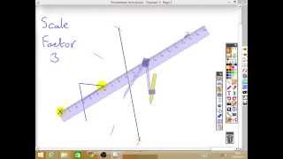 Year 8 Constructing an enlargement on plain paper [upl. by Eleanore]