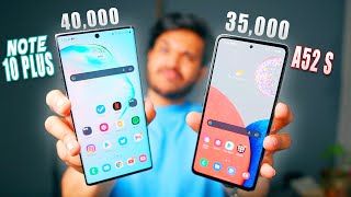 Flagship Phone vs Midrange Phone  Note 10 Plus vs Galaxy A52s 5G 2021 [upl. by Bomke]