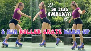 DO THESE 21 MOVES EVERYDAY to Learn how to ROLLER SKATE FAST Daily Warmup Drills for Beginners [upl. by Aerdnahs139]