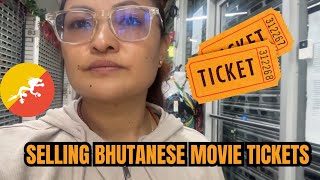 Selling tickets for Bhutanese movie 🍿 🎥  Aum Penjor  16th Nov at Dharma center 🙏 [upl. by Dalenna731]