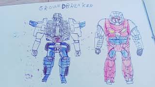 groundbreaker transformers dreamwave [upl. by Bathsheb]