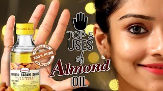 Top 5 Uses Of Almond Oil  How To Use Almond Oil In Different Ways  Beauty Hacks For Girls  Foxy [upl. by Iolanthe994]