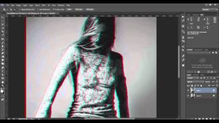 Simple 3D Stereoscopic Effect in Photoshop [upl. by Linc]