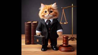 Justice Kitty Created by AI featSKG [upl. by Haeel]