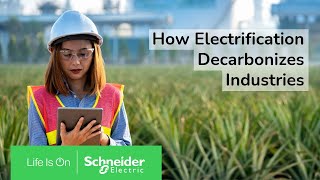 Decarbonizing Heavy Industries with Process Electrification  Schneider Electric [upl. by Tdnaltroc90]