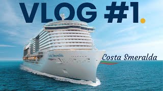 VLOG CROISIÈRE COSTA SMERALDA 2023 1 [upl. by Liuqnoj]