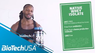 Ulisses introduces the new ingridient Native Whey Isolate  BioTechUSA [upl. by Avrenim847]