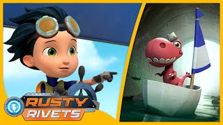 Rusty Saves Ralph’s Runaway Boat MORE  Rusty Rivets  Cartoons for Kids [upl. by Jonathan]