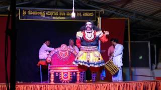 Yakshagana  Om Namah Shivaya  Shambhayya Bhat Kanjarpane as Durjayasura  Edaneeru Mela [upl. by Asil]