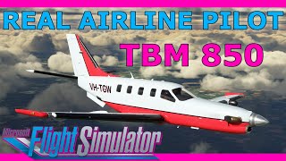 Turbo Hopping with the Black Square TBM 850 Preview with a Real Pilot [upl. by Arul173]