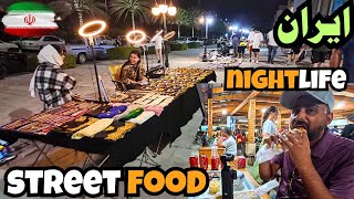 Iran Nightlife  Street food at the Beach  Qeshm Island [upl. by Casie]