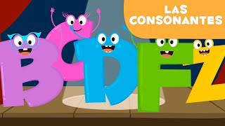 Mis primeras letras  Las consonantes para niños [upl. by Lothaire]