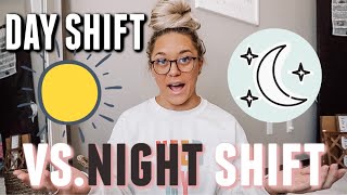 DAY SHIFT VSNIGHT SHIFT  LIFE OF A NURSE WHO DOES BOTH  Holley Gabrielle [upl. by Gnok]