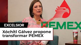 El plan de Xóchitl Gálvez para transformar a PEMEX en Emex [upl. by Napier]