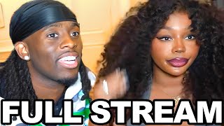 Kai Cenat SZA amp Lizzo FULL STREAM [upl. by Ynos642]