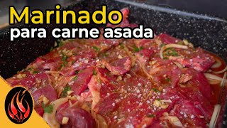 Un buen marinado para carne asada [upl. by Misaq]