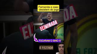 💣💥🎉💥🎉💥🎉A Fazenda 16 Fernanda e Zaac desistem tocam sino stories afazenda16 AFazenda fofocas [upl. by Maffei]