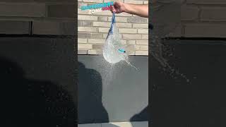 What happens when a balloon filled with water explodes experiment happy [upl. by Lud]