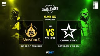 Mongolz vs Complexity  ESL Atlanta 2023  Group A decider  MN cast [upl. by Laertnom]