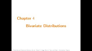 Chapter 4 5 The Bivariate Normal Distribution [upl. by Mikah]