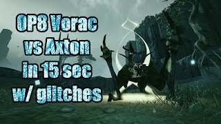 Borderlands 2 OP8 Voracidous vs Axton in 1494 seconds with glitches [upl. by Kcirdet282]