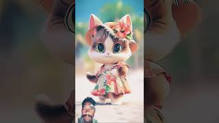 cute dance dekane kr funny cat kament kare [upl. by Holms]