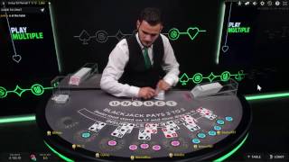 Playing Unibet Live Casino [upl. by Emiatej]