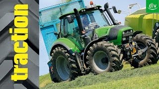 DeutzFahr Agrotron 6160 P im tractionPraxistest und DLG PowerMix [upl. by Born]