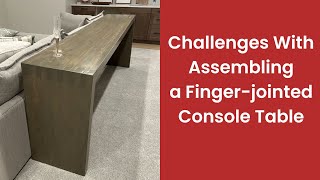 DIY Console Table Assembly  IG Stories [upl. by Annelise]