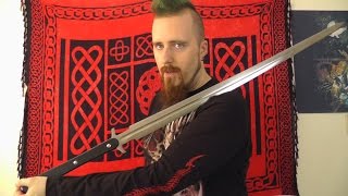 VA Zombie Slayer review  Excellent quottacticalquot longsword [upl. by Eniretac]