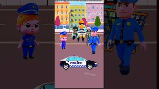 Police chor ke dori nilo  Items tools  tiktok comedy cartoon viral [upl. by Aerdied]