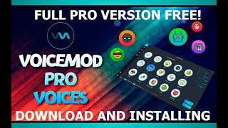 ✅ VOICEMOD PRO  TUTORIAL VOICEMOD PRO CRACKED 2022  How to Install [upl. by Hsirk]