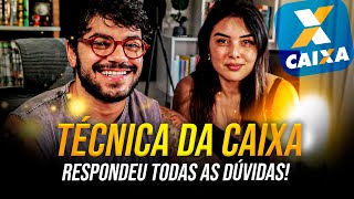 TÉCNICA BANCÁRIA DA CAIXA FALA TUDO SOBRE A CARREIRA E CONCURSO [upl. by Auqined157]